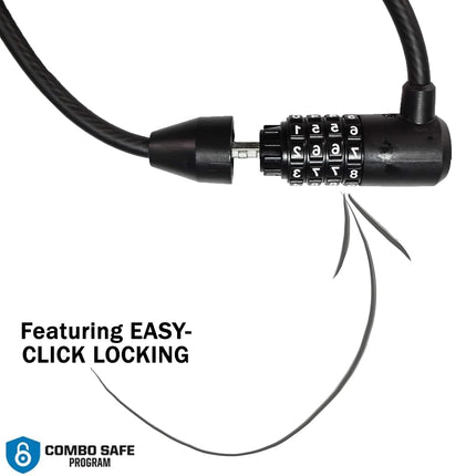 Câble antivol Kryptonite KryptoFlex, 1,5 m de long, câble en acier tressé de 8 mm d'épaisseur, antivol de sécurité pour équipement extérieur, antivol à combinaison/clé pour vélo