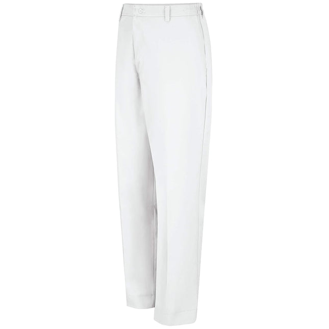 Red Kap Men's Elastic Insert Work Pant, White, 32x34