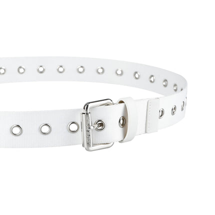 Dickies Women's Grommet Belt, White, Medium