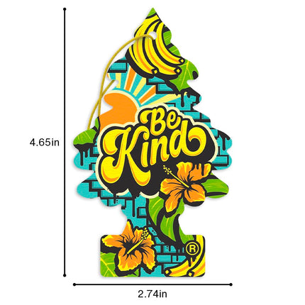 Little Trees Car Air Freshener | Hanging Tree Provides Long Lasting Scent for Auto and Home | Be Kind, 24 Air Fresheners