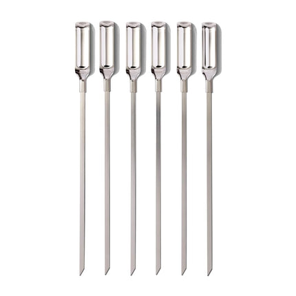 OXO Outdoor Stainless Steel Grilling Skewer Set, 6