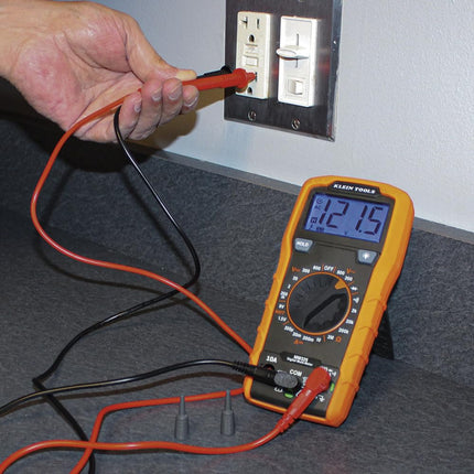 Klein Tools MM325 Multimeter, Digital Manual-Ranging 600V AC/DC Voltage Tester, Tests Batteries, Current, Resistance, Diodes, and Continuity,Black