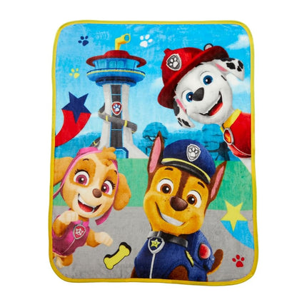 Manta de tacto suave de seda de la Patrulla Canina de Franco para niños, 40 x 50 pulgadas (producto con licencia oficial)