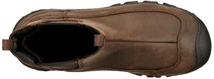 KEEN Men's Anchorage 3 Waterproof Pull On Insulated Snow Boots, Dark Earth/Mulch, 10.5 Wide