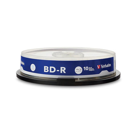 Verbatim M-Disc BD-R - Blu-ray Disc 25 GB, 4x Burning Speed, Durable Blu-ray Disc, 10-Pack Spindle