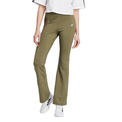 Adidas Womens Essentials Small Logo Flared Legging