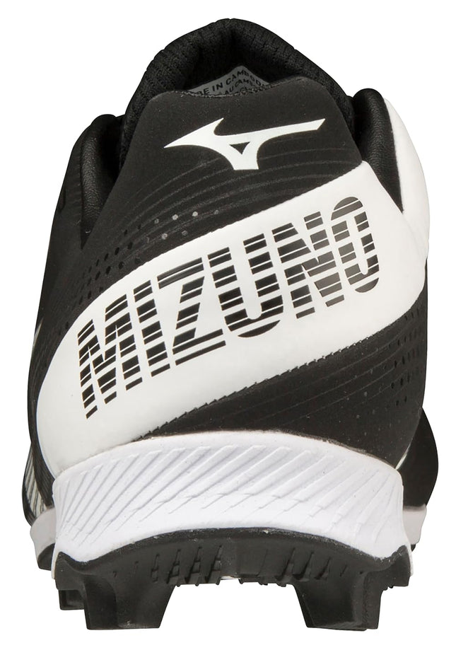 Chaussures de softball Mizuno Wave Finch Lightrevo Jr, Noir-Blanc, 5.5