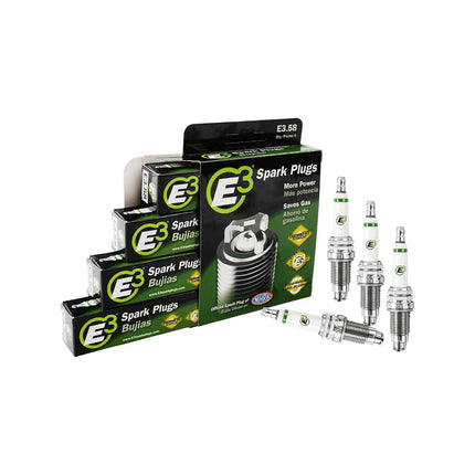 Bujía automotriz premium E3 Spark Plugs E3.58 con tecnología DiamondFIRE (Paquete de 1)