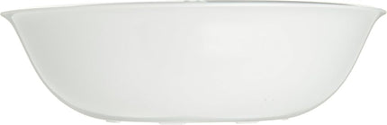 Carlisle FoodService Products Epicure Plastic Salad Bowl, Soup Bowl for Restaurants, Hospitals, 32 Ounces, White, (Pack of 24)