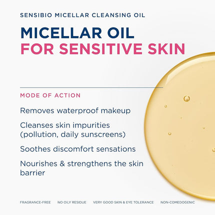 BIODERMA Sensibio Micellar Cleansing Oil Soothing Makeup Remover 300ml