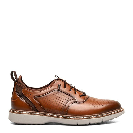 Stacy Adams Boy's Sync Elastic Lace Sneaker, Cognac, 5.5 US Big Kid