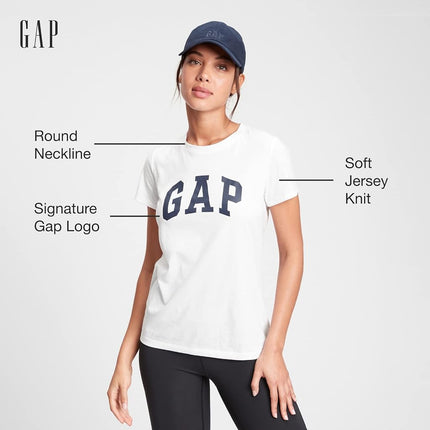 GAP Women's V SS CLSC Tee T-Shirt, True Black, S