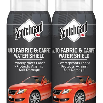 Scotchgard Auto Fabric & Carpet Water Shield, 20 Ounces (Two, 10 Ounce Cans)