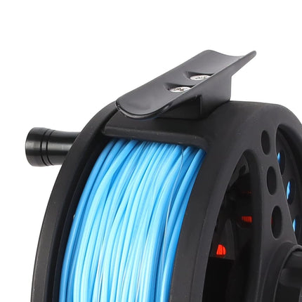 AnglerDream 1 2 3 4 5 6 7 8WT Fly Reel with Line Combo Large Arbor Aluminum Fly Fishing Reels (Black reel with Sky Blue Fly Line, 7/8WT Reel&Line)