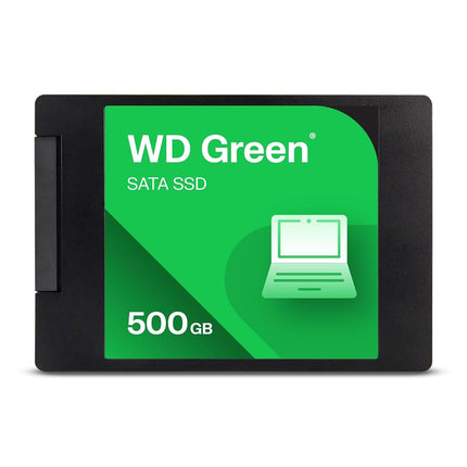 Western Digital WD Green SATA 500GB, Up to 545MB/s, 2.5 Inch/7 mm, 3Y Warranty, Internal Solid State Drive (SSD) (WDS500G5G0A-00CPT0)