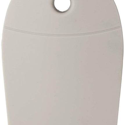 Mercer Culinary M35631 Spatule de dressage en silicone à encoche ronde, 5-15 mm, marron