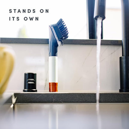 Brite by Scotch-Brite Limited Edition Mess-Free Dishwand, Sleek and Stylish Dish Brush with Soap Dispenser Handle