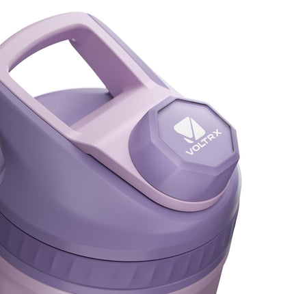 VOLTRX ChillMix Shaker Bottle Insulated Stainless Steel - USB C Rechargeable Electric Protein Shake Mixer, Shaker Cups for Protein Shakes and MealReplacement,(Dream Purple)