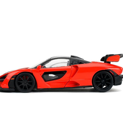 Jada Fast & Furious 1:32 McLaren Senna Die-Cast Model – Opening Doors, Rubber Tires, Movie Authenticity – Collectible for Ages 8+ – Red