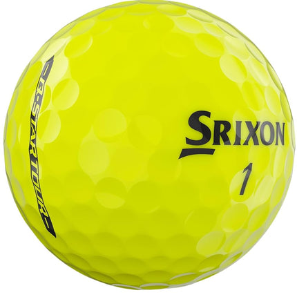 Srixon, New Q-Star Tour 5 2024 - Dozen Golf Balls - Soft Feel, Spin, Performance and Power - 3 Pieces - Urethane - Premium Golf Accessories and Golf Gifts, Yellow