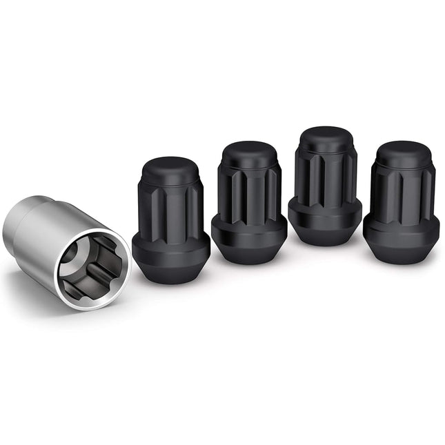 White Knight M12x1.5 Thread Lug Nuts for Aftermark