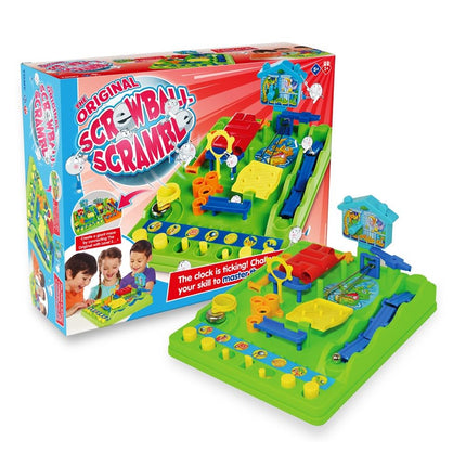 TOMY Screwball Scramble Classic Retro Children's Preschool Action Board Game, Puzzle Board Family Game, Kids Game For 5, 6, 7, 8 and 9 Years + Boys and Girls, Packaging May Vary