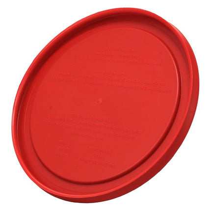 Pyrex 7201-PC Round 4 Cup Storage Lid for Glass Bowls (6, Poppy Red)