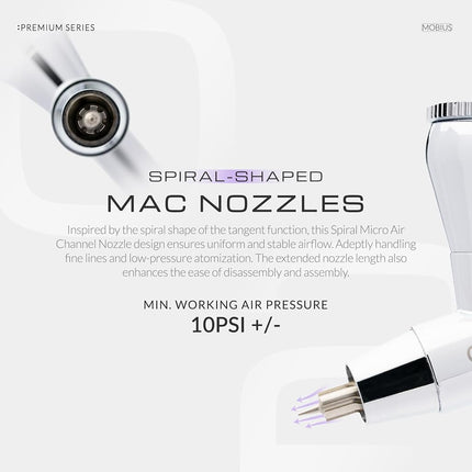 Gaahleri Airbrush Premium Series GHPM-Mobius 0.2mm