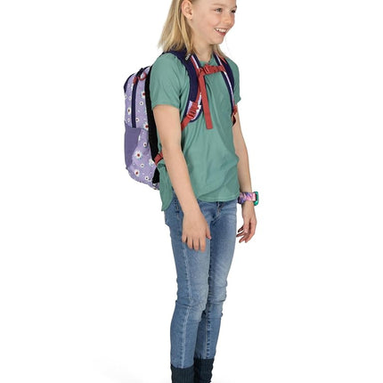 Osprey Daylite Jr Kid's Backpack, 9L, Daisy Print/Euphoria Purple, O/S