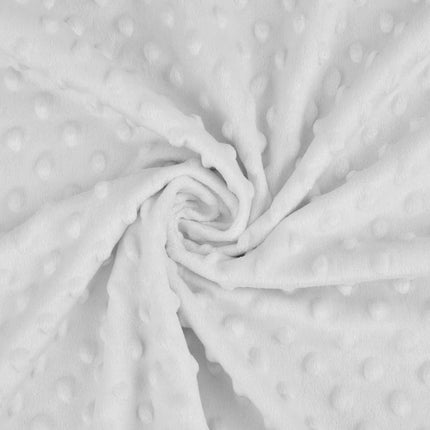 American Baby Company Parure de lit 3 pièces pour mini-lit de bébé/lit parapluie Heavenly Soft Minky Dot, blanc, pour garçons et filles