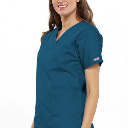 CHEROKEE Women's Classic, Caribbean Blue, XL