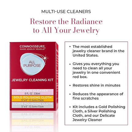 CONNOISSEURS - All-Purpose Jewelry Cleaning Kit
