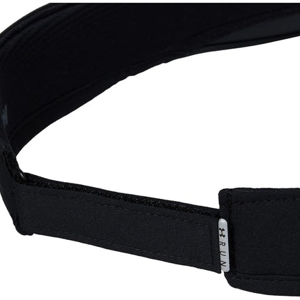Under Armour Men's Launch Run Visor, Black Black Reflective (001), One Size UK
