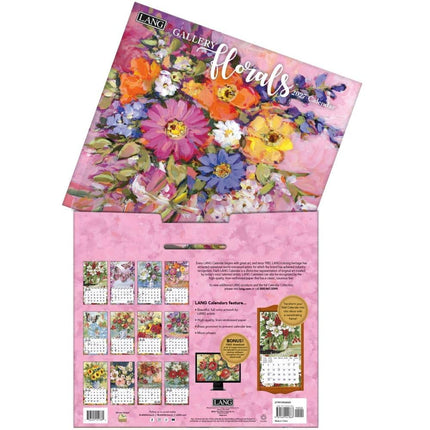 2027 Calendar LANG Gallery Florals Deluxe Wall 27991002020