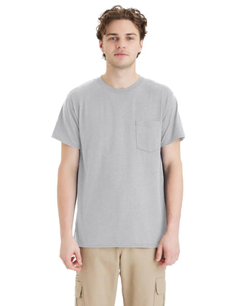Hanes Men's Workwear Short Sleeve Tee (2-Pack), Li