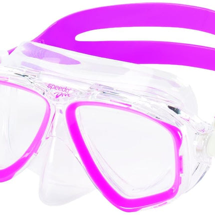 Speedo Unisex Youth Adventure Swim Mask Junior , Pink Frost
