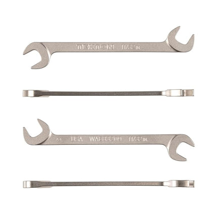 TEKTON 11/32 Inch Angle Head Open End Wrench | WAE83209 | Made in USA