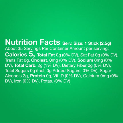 Wrigley's Extra Spearmint Chicle sin azúcar, paquete de 6 unidades de 35 chicles (210 chicles en total)