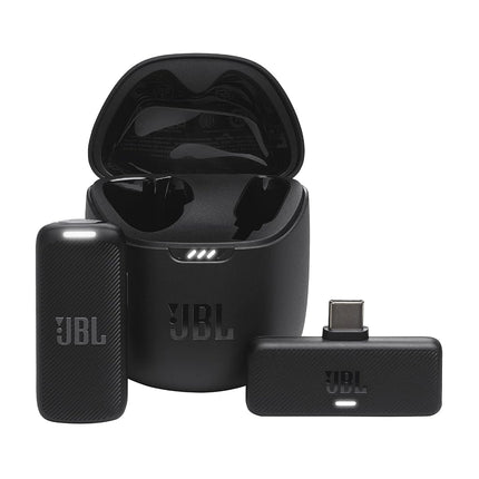 JBL Quantum Stream Wireless USB-C - Portable Wireless Streaming Microphone for Crystal Clear Recordings, 24 Hours Recording Time, Plus Speed Charging, Windshield Included for