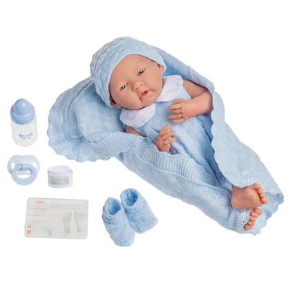 JC Toys - Muñeca La Newborn, azul (18054)