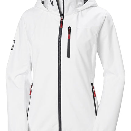 Helly Hansen Women's W Crew Hooded Jacket 2.0, Whi