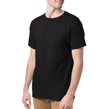 Hanes Men's essentials athletic shirts, Black, M UK