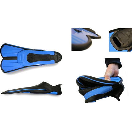 Cressi Light Swim Fin, Pool and Training Short Blade Full Foot Fins, 1/2