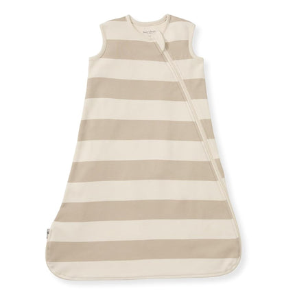 Burt's Bees Baby unisex-baby Beekeeper Wearable Blanket, Oatmeal Rugby Stripe, Medium