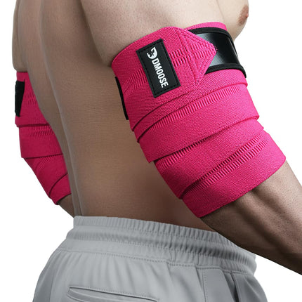 DMoose Fitness Elbow Wraps for Weightlifting, Benc