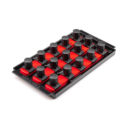 TEKTON 3/4 Inch Drive 3-Rail Socket Organizer Set,