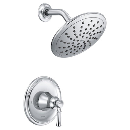Moen Trim Kit T2282EP, Dartmoor Shower Only System with Rainshower Showerhead Without Valve, Chrome
