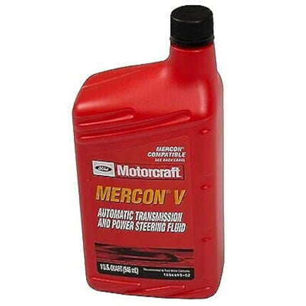 Genuine Ford XT-5-QMC MERCON-V Automatic Transmission and Power Steering Fluid - 16 oz.