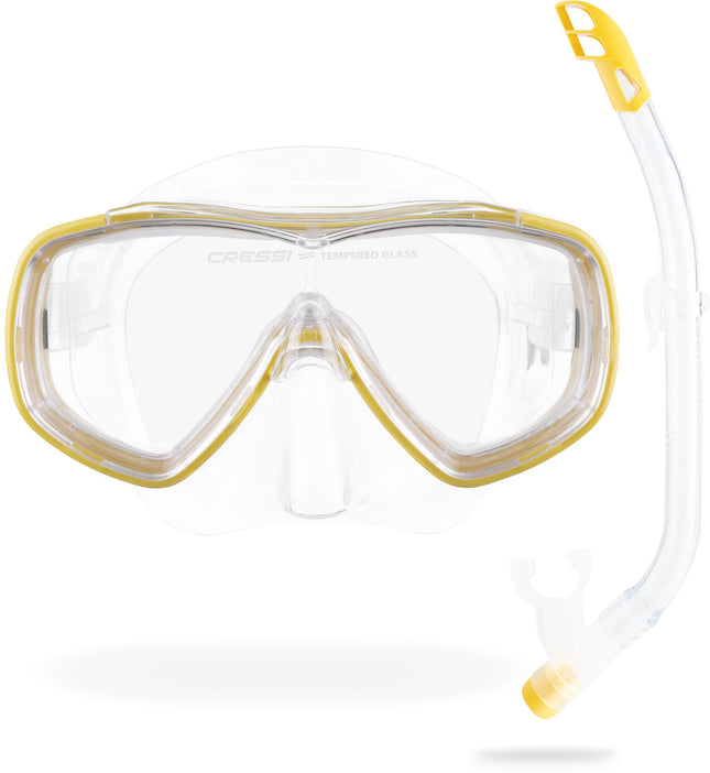Cressi Ondina & Top Jr, Clear/Yellow