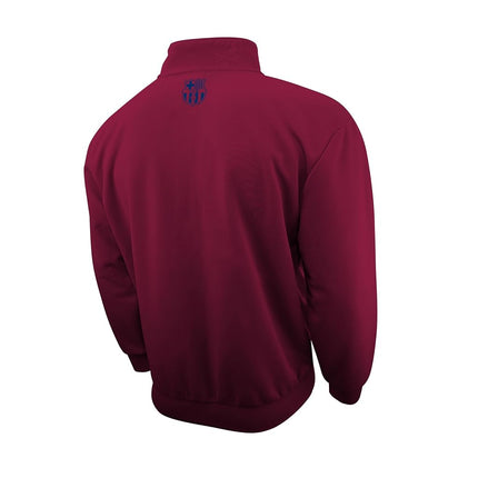 Icon Sports Men's Warm Up Track Jacket, Wine, S